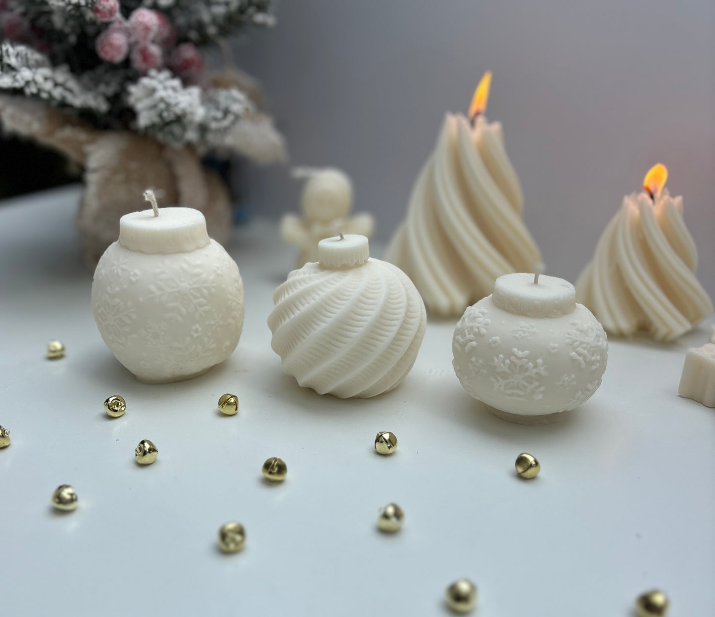 Christbaumkugel Kerze 1