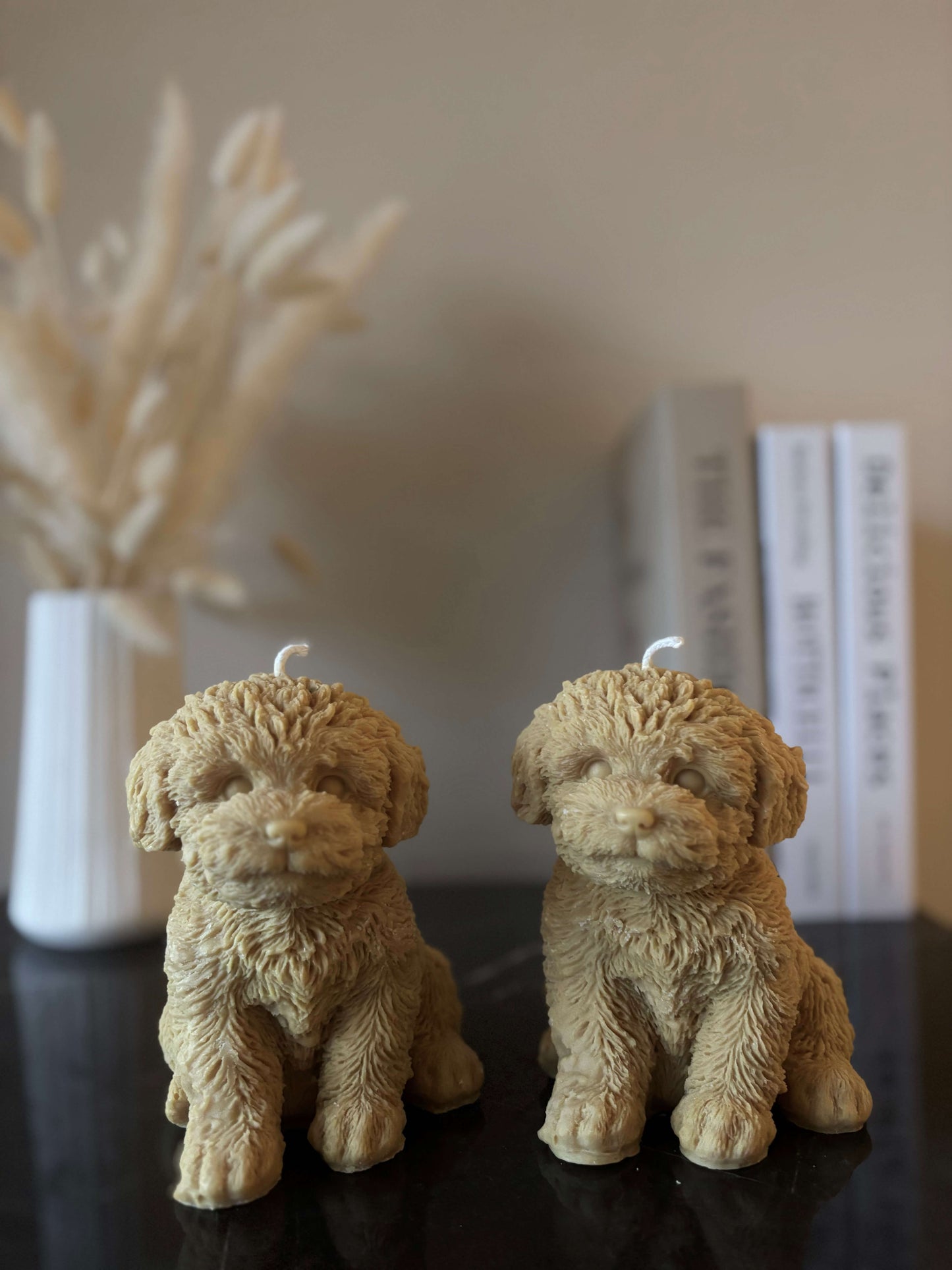 Poodle Kerze