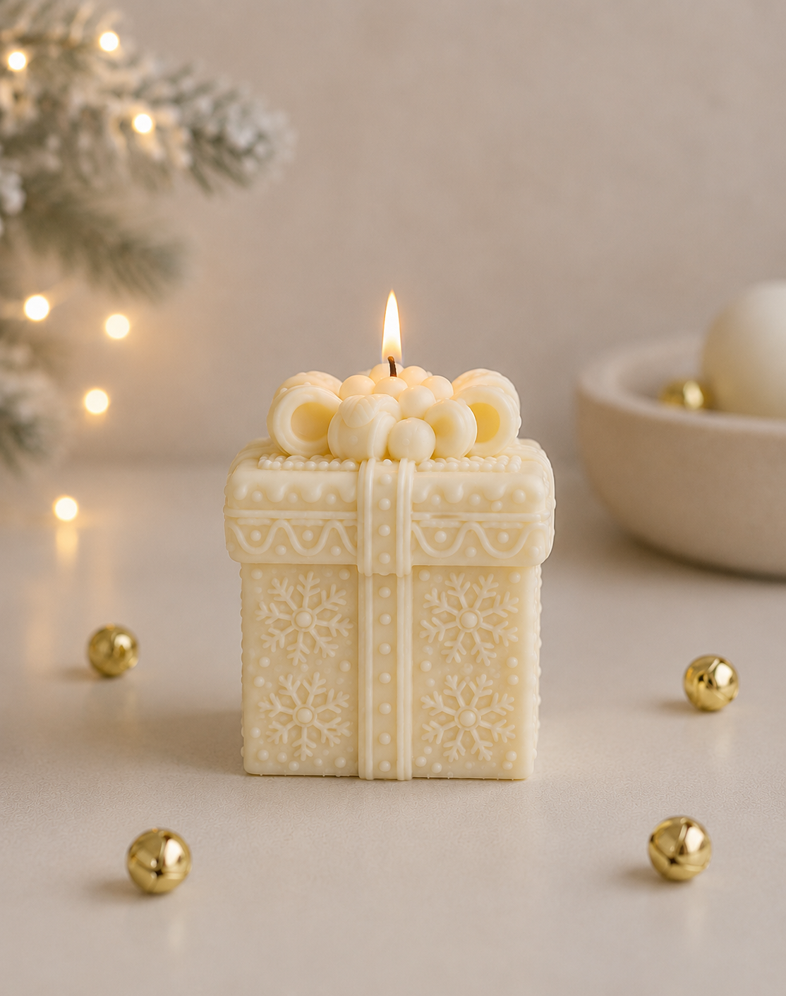Christmaspresent Kerze