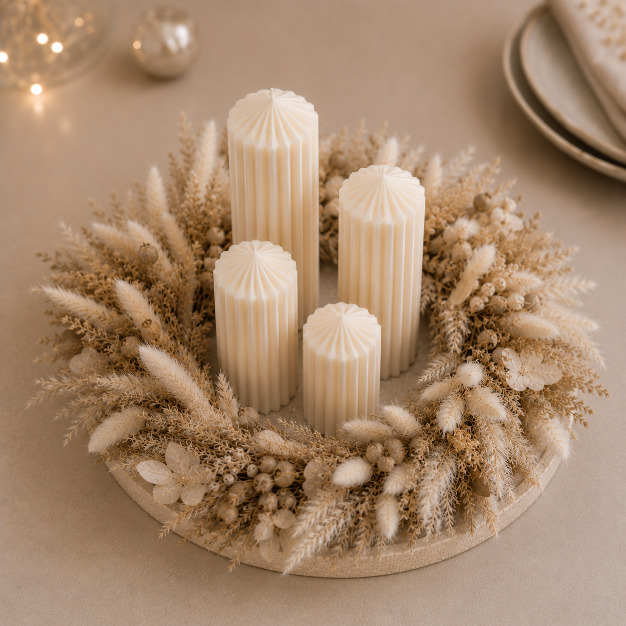 Adventskranz-Kerzen Set Timeless