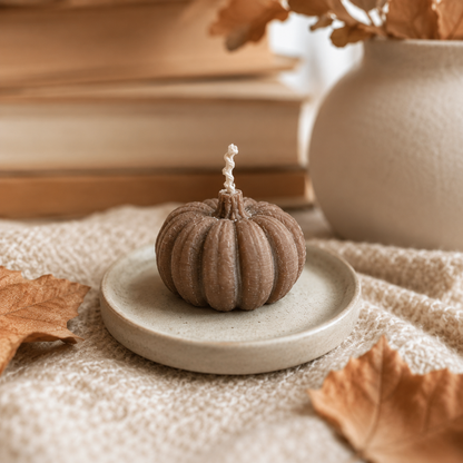 Pumpkin Kerze 1 Braun