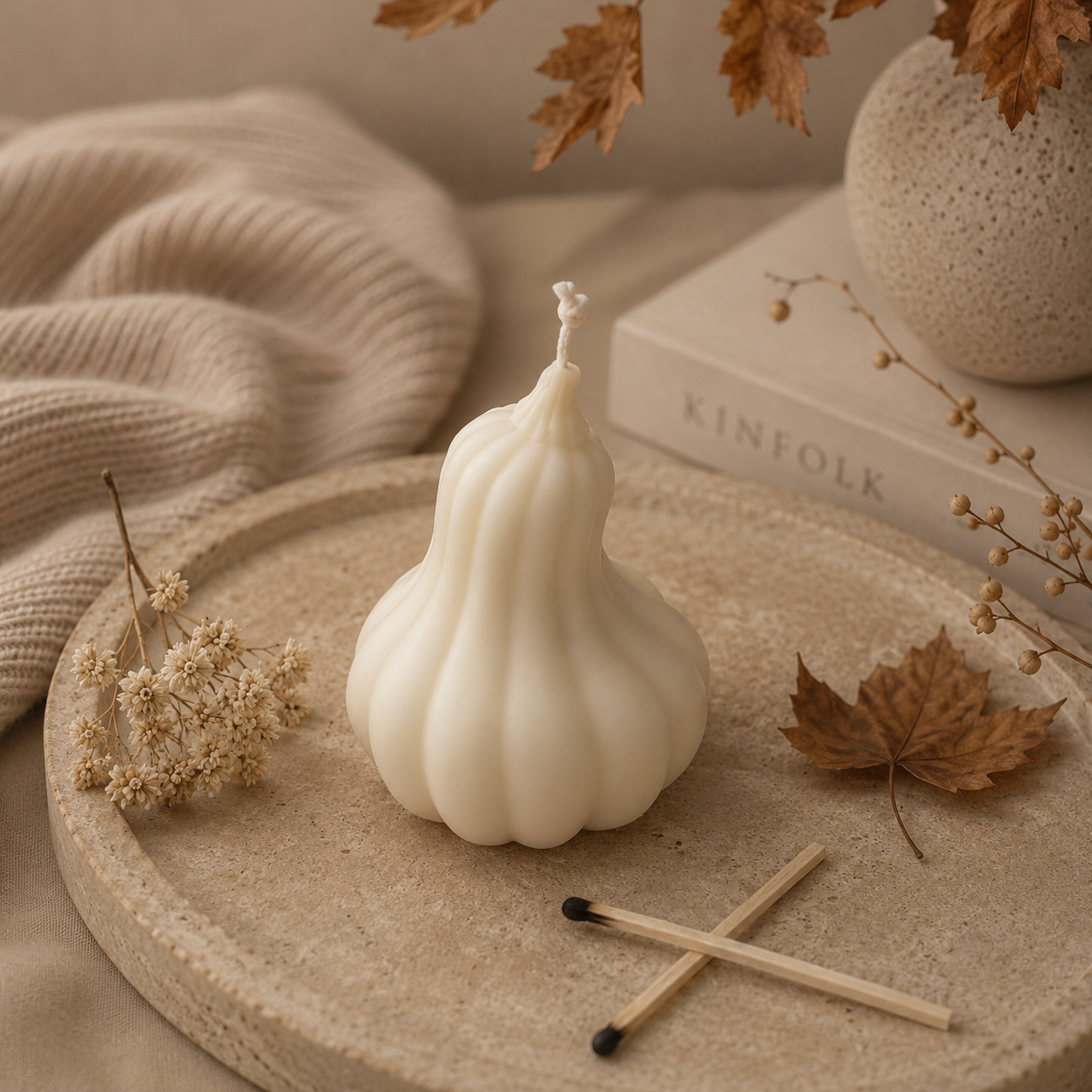 Pumpkin Kerze 2