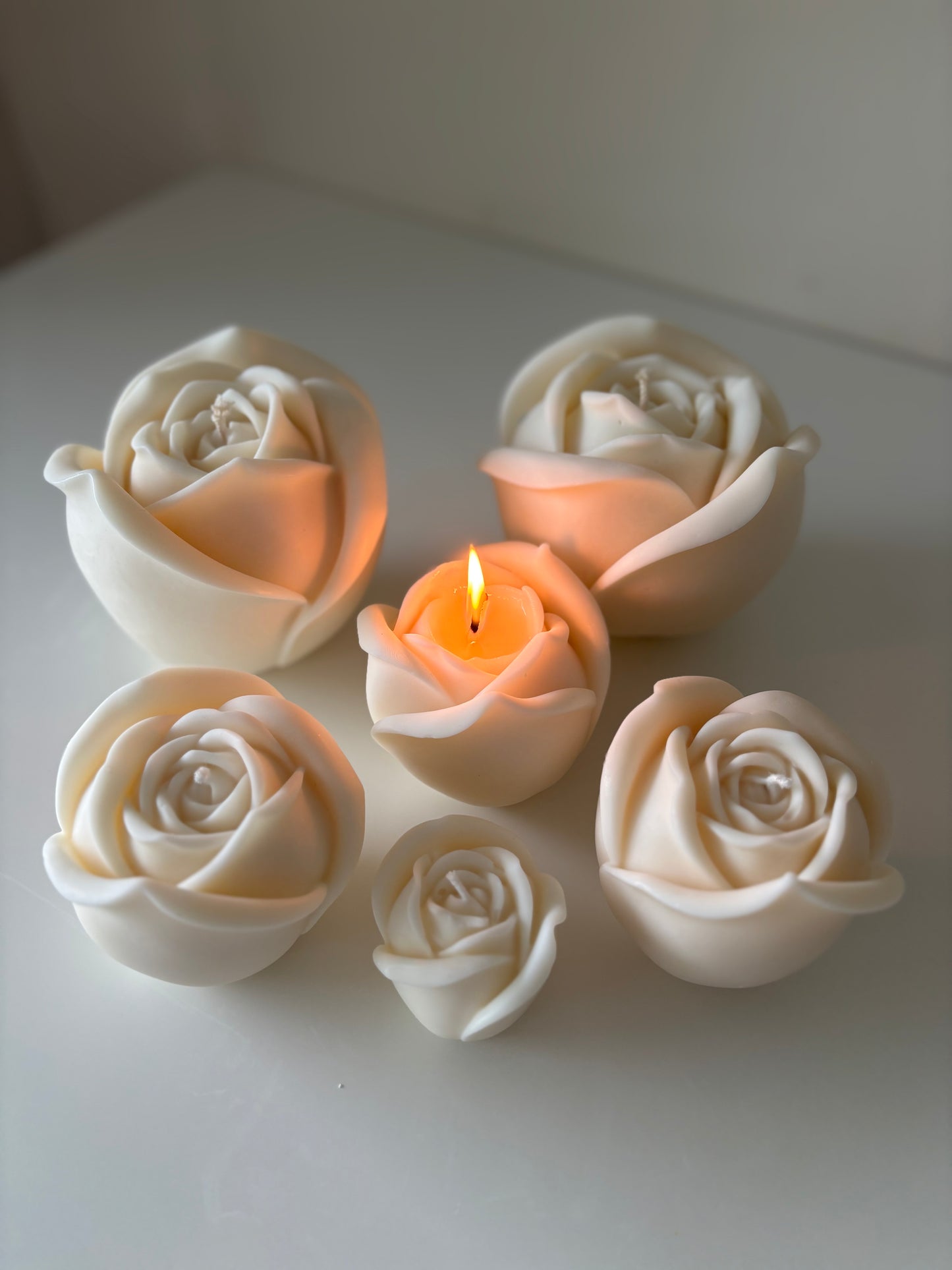 Rose Kerze L
