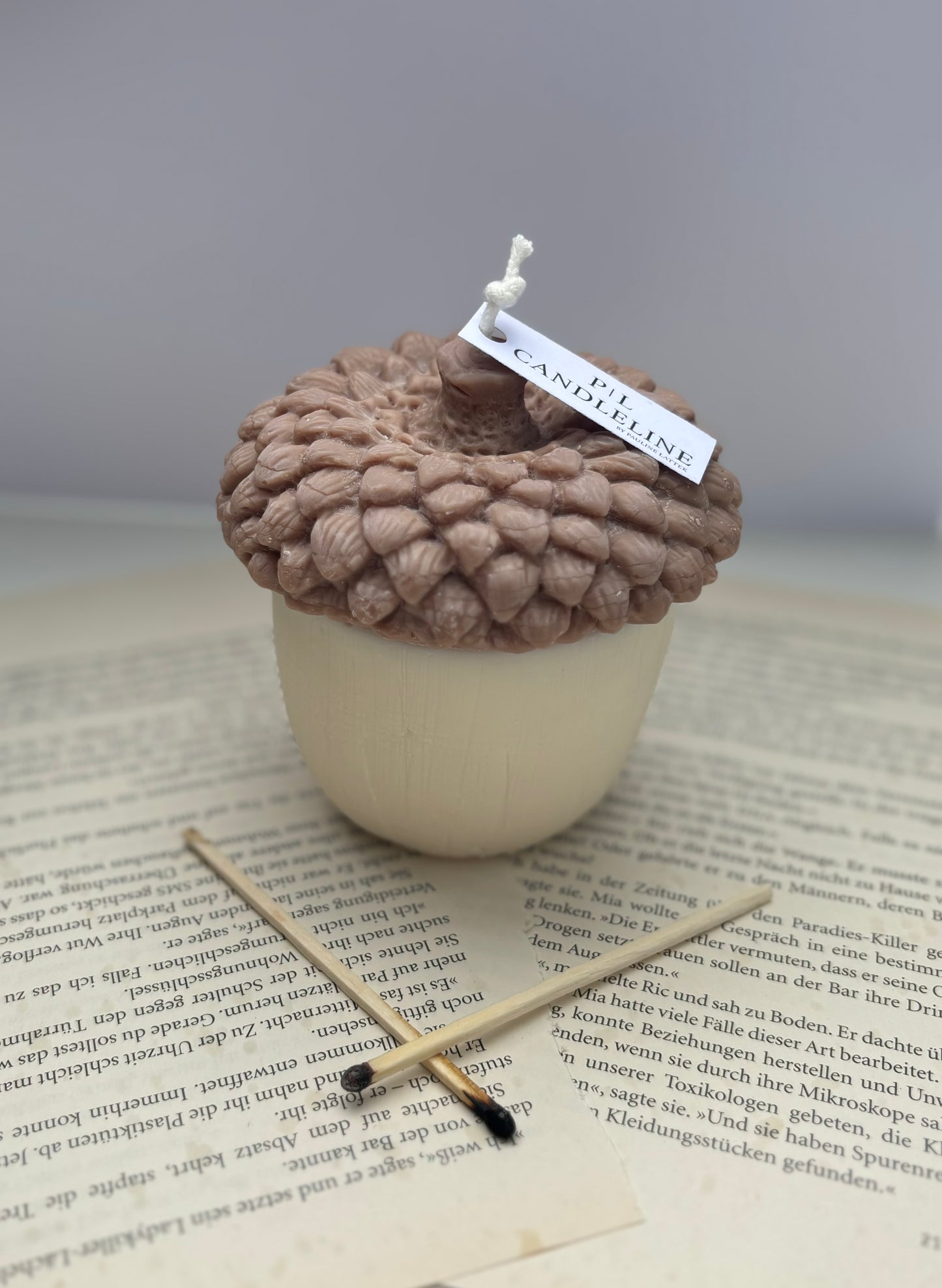 Acorn Kerze Braun