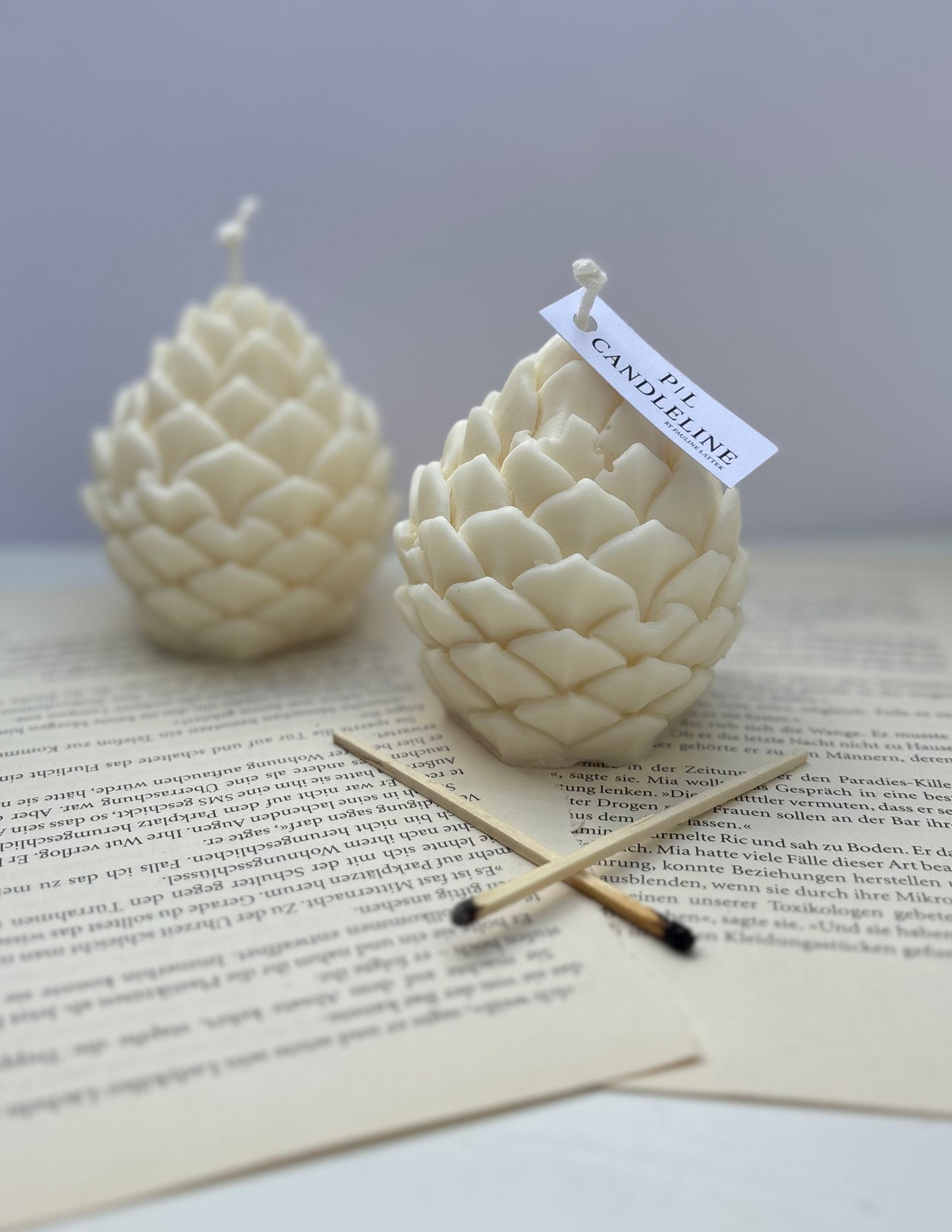 Pine Cone Kerze