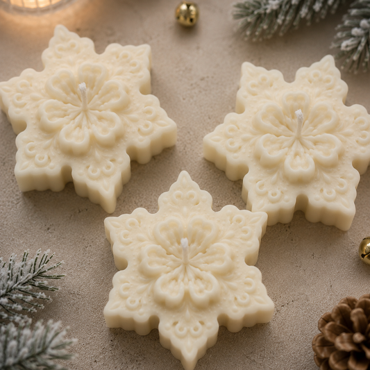 Snowflake Kerze