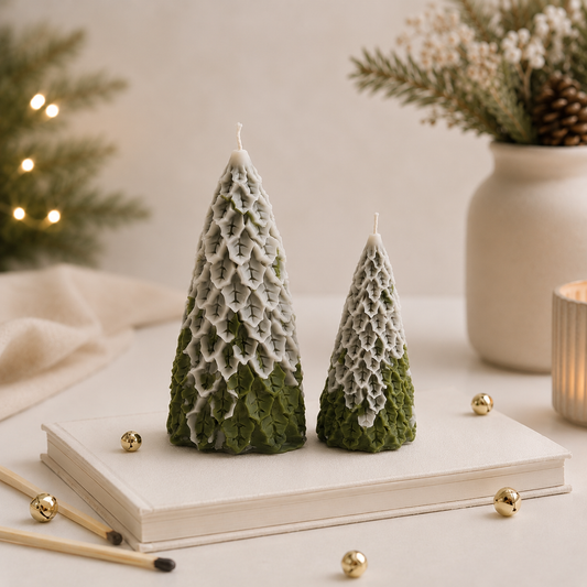 Tannenbaum Kerze Grün
