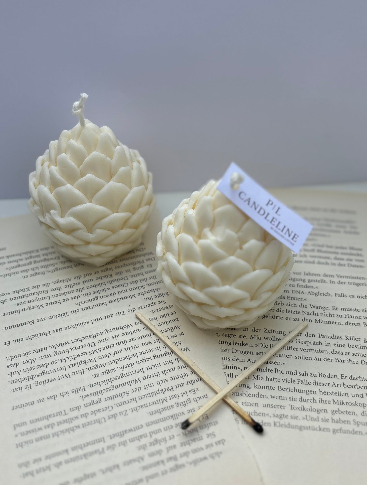 Pine Cone Kerze
