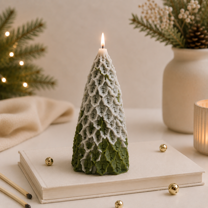 Tannenbaum Kerze Grün