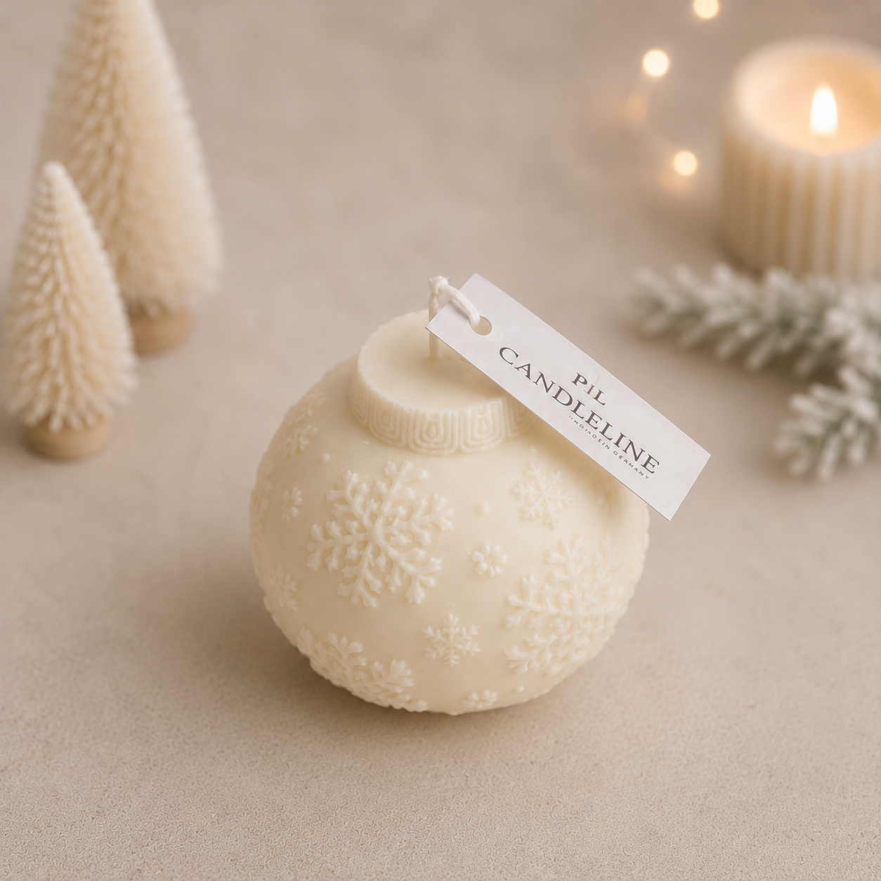Christbaumkugel Kerze 2