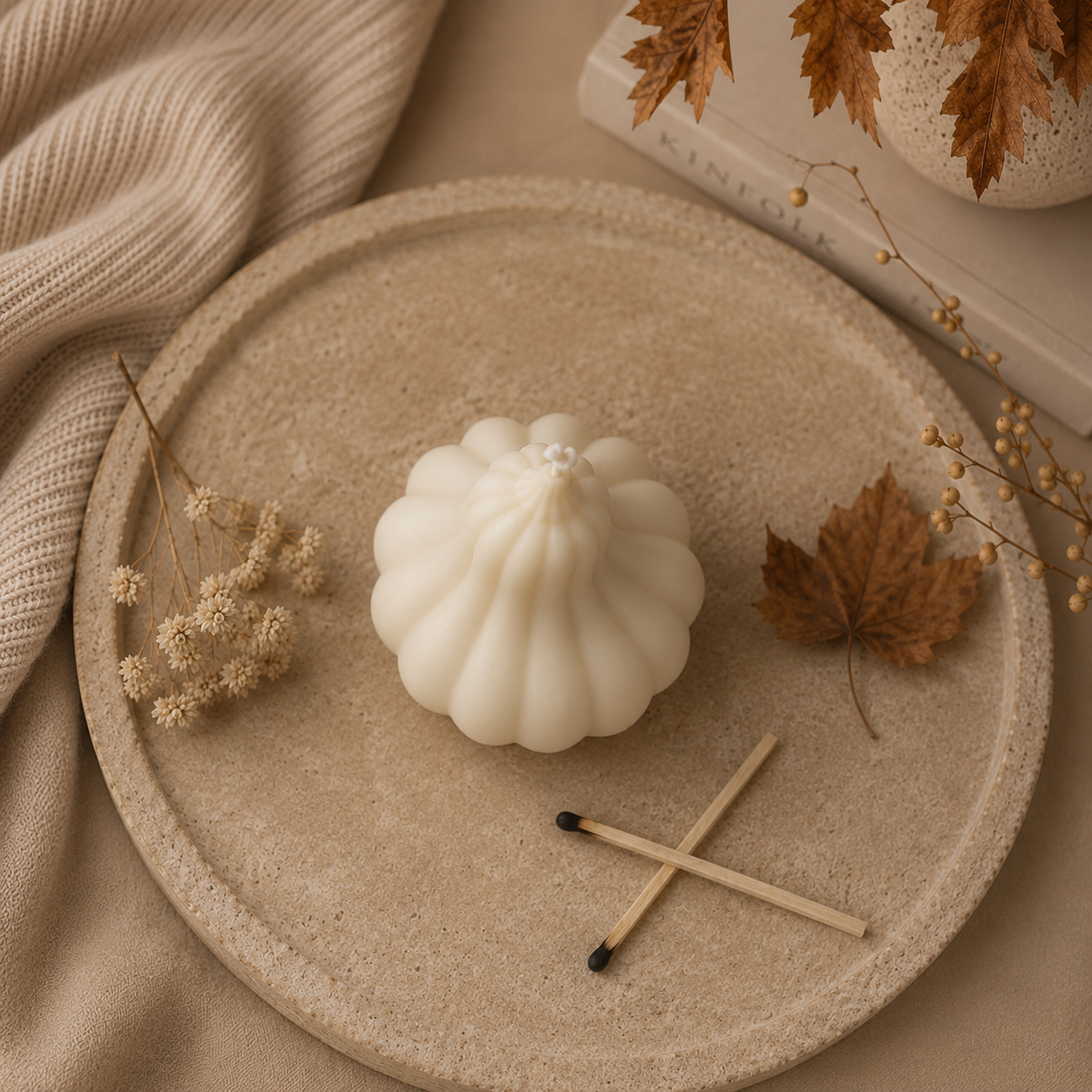 Pumpkin Kerze 2