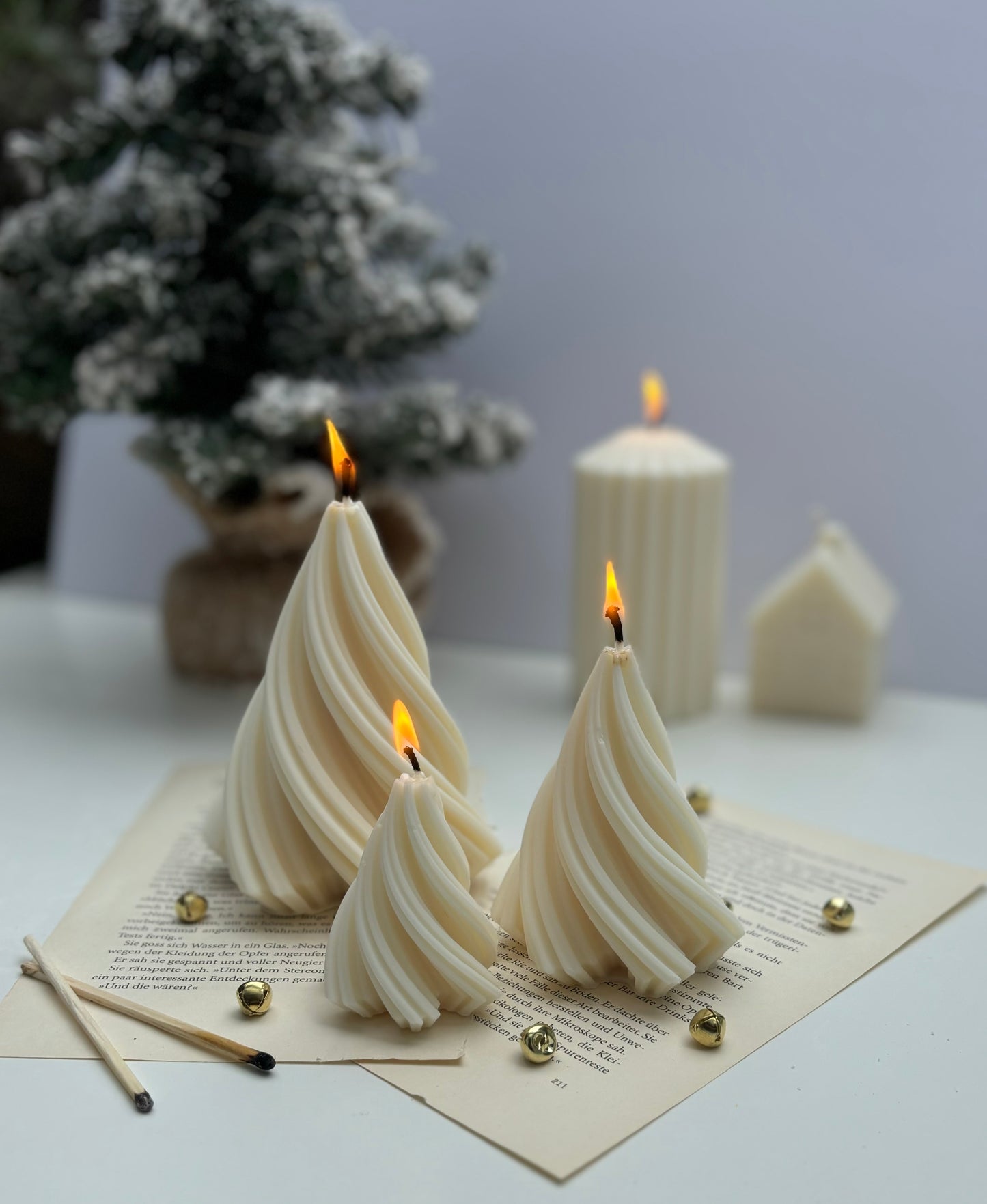 Wave-Tannenbaum Kerze