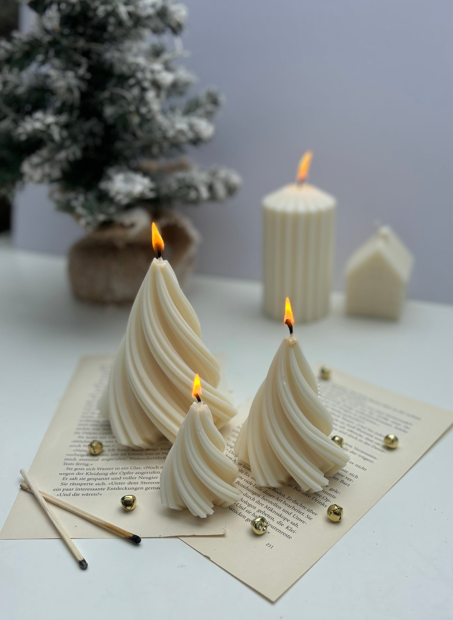 Wave-Tannenbaum Kerze