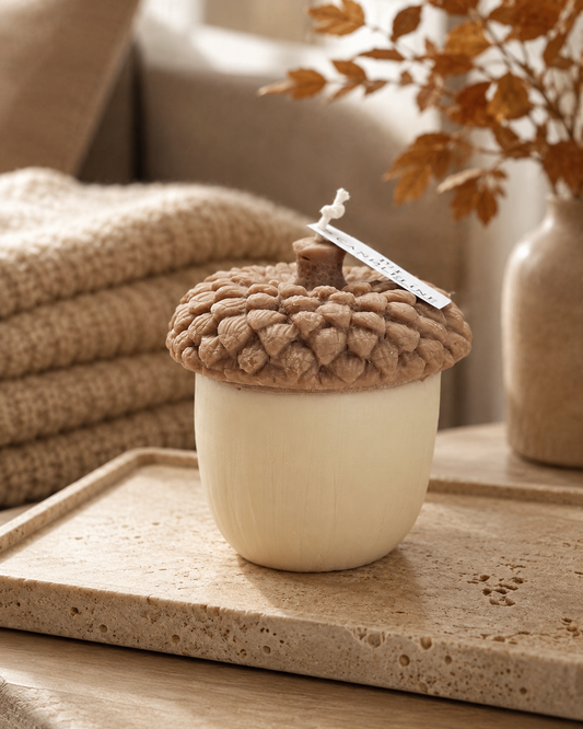 Acorn Kerze Braun