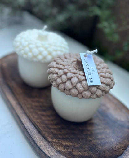 Acorn Kerze Braun
