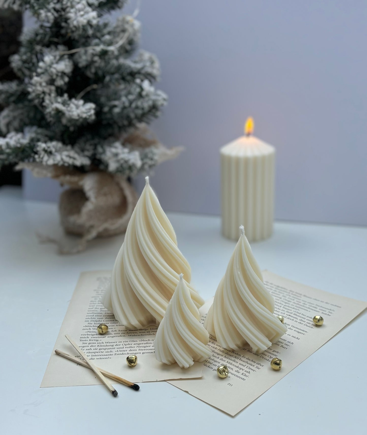 Wave-Tannenbaum Kerze