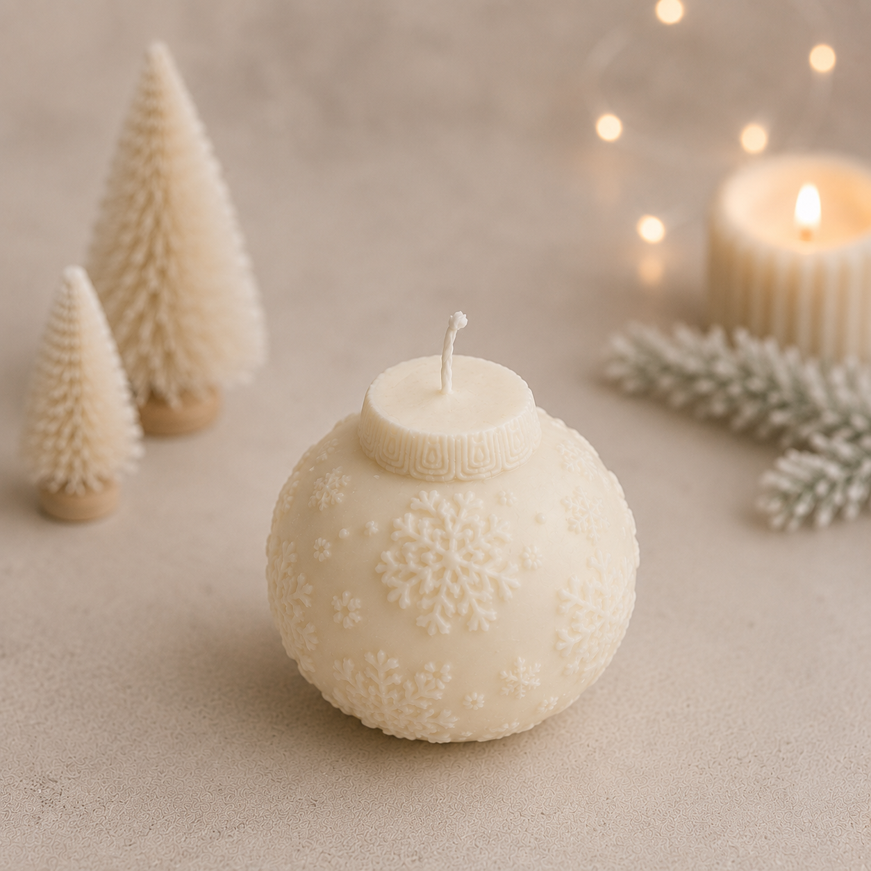 Christbaumkugel Kerze 2
