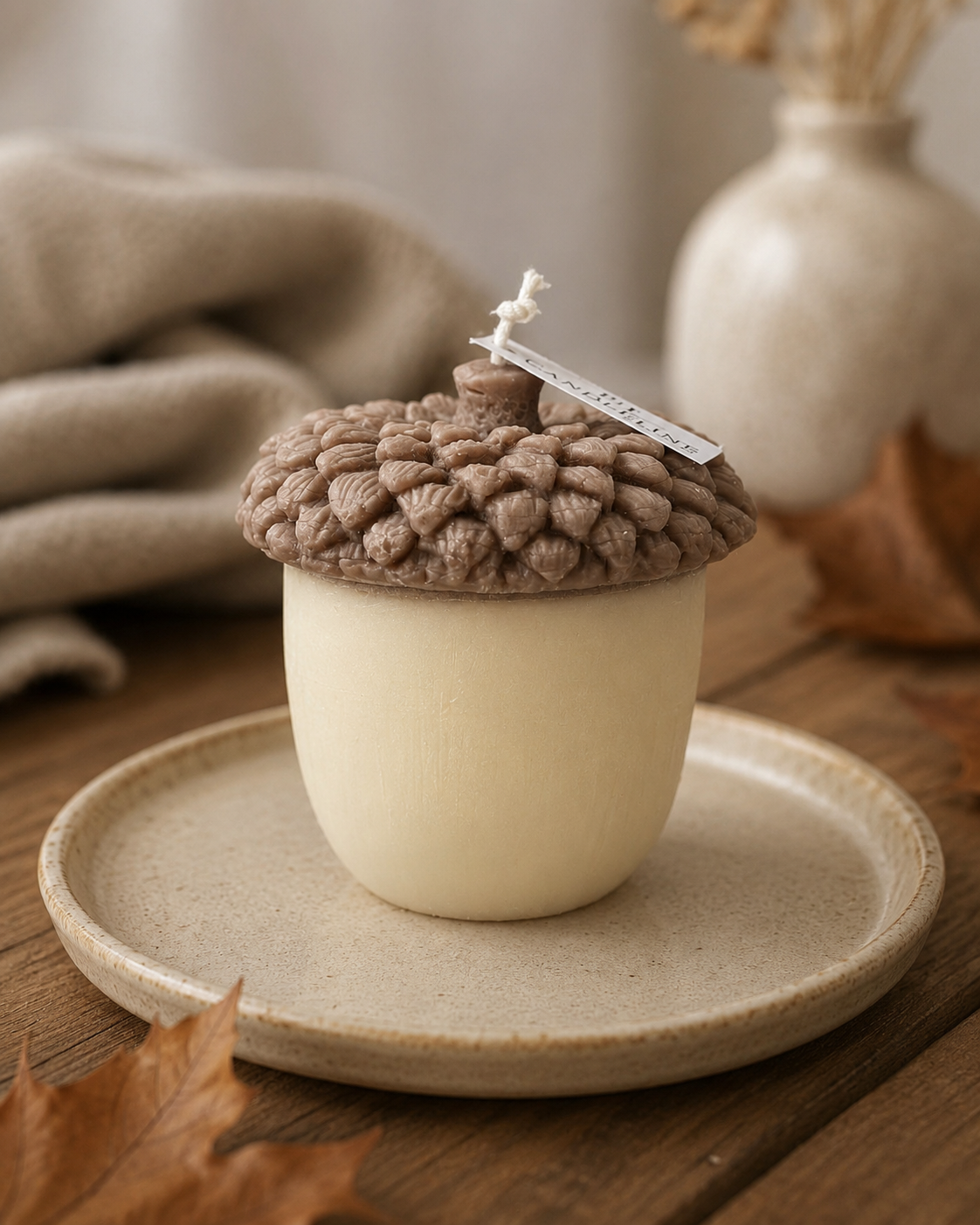 Acorn Kerze Braun
