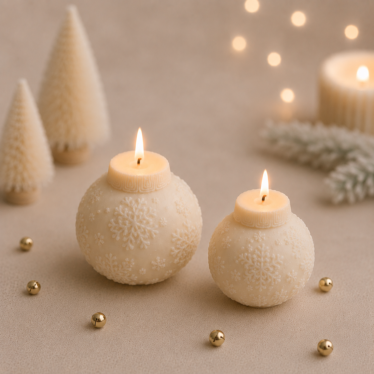 Christbaumkugel Kerze 2
