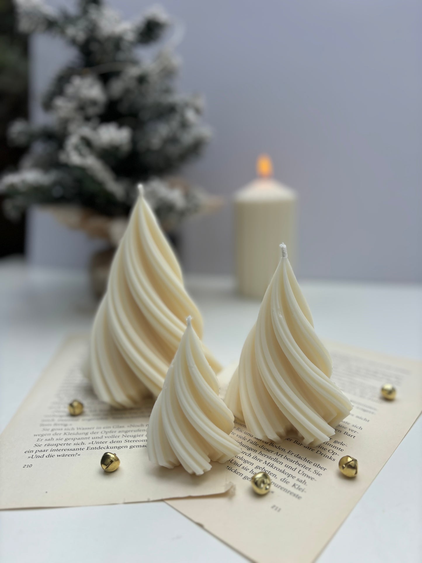 Wave-Tannenbaum Kerze