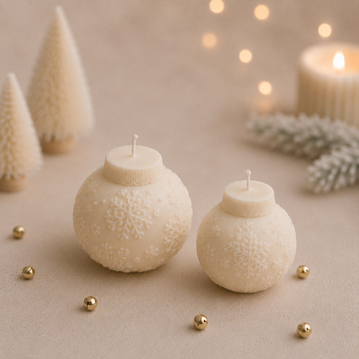 Christbaumkugel Kerze 2