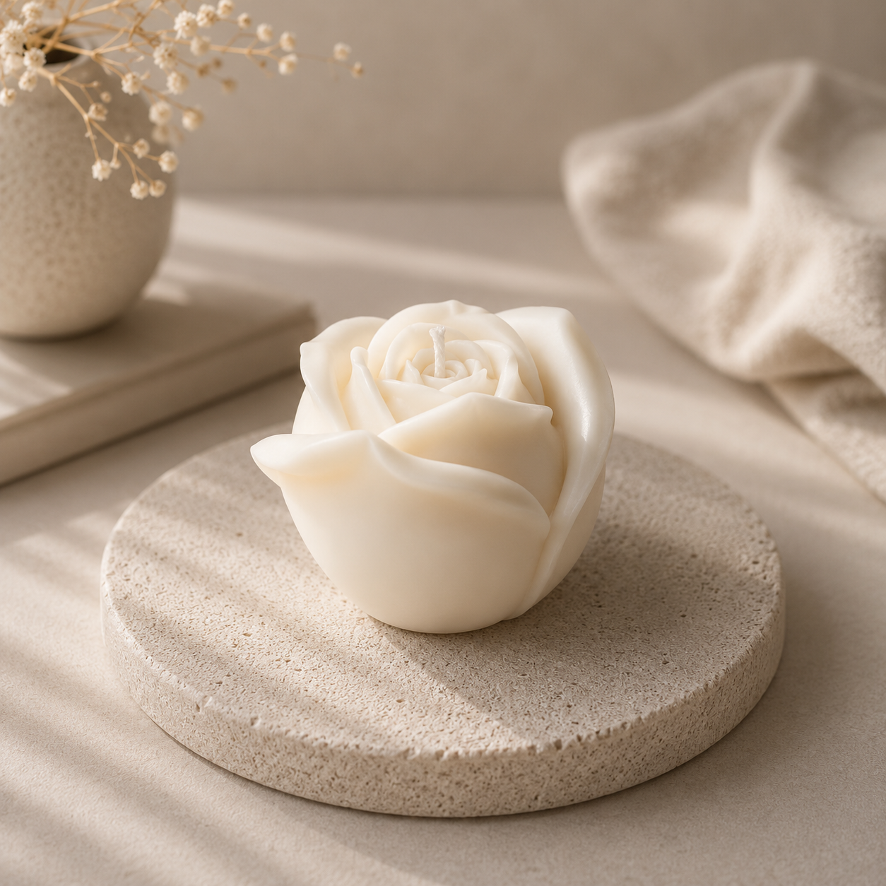 Rose Kerze M