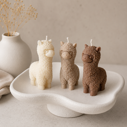 Alpaca Kerze