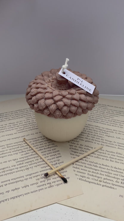 Acorn Kerze Braun